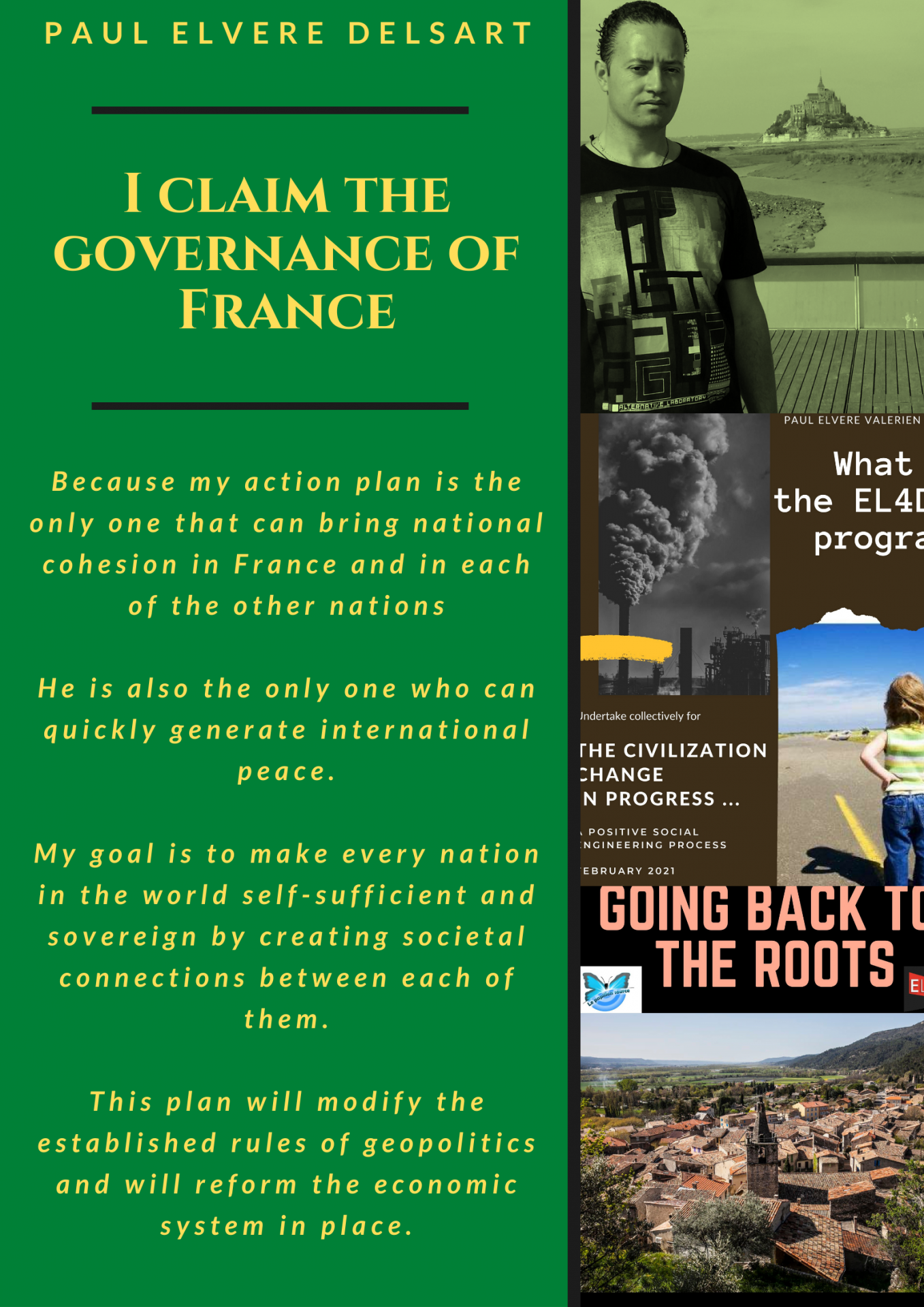Paul elvere delsart claims the governance of france 1